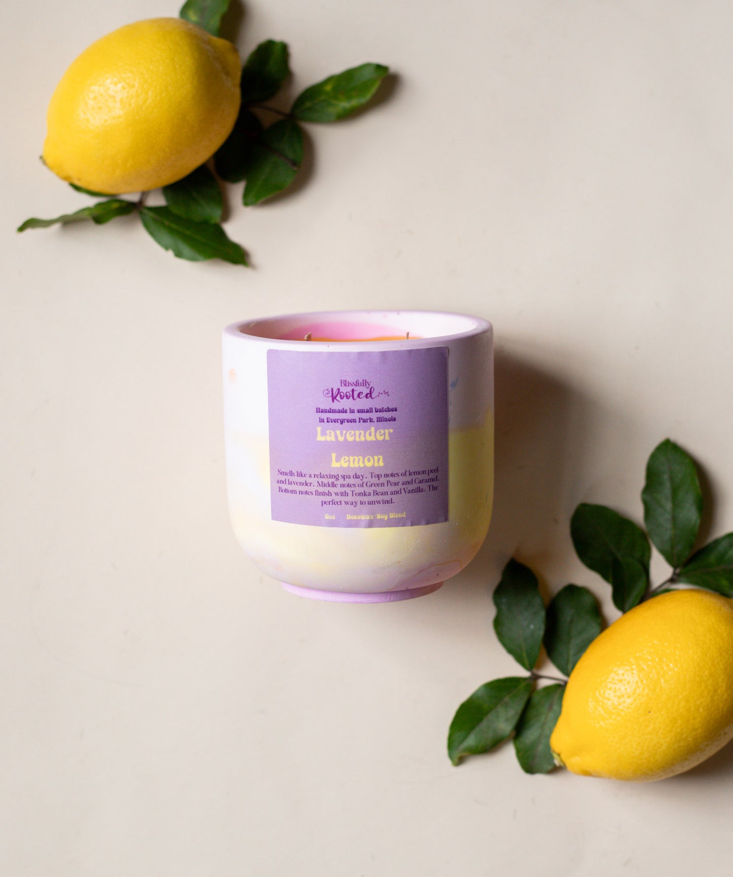12oz Lemon Lavender Candle