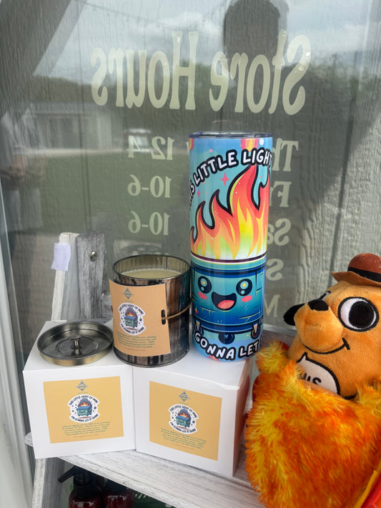 8oz Lemon Lavender Dumpster Fire Candle