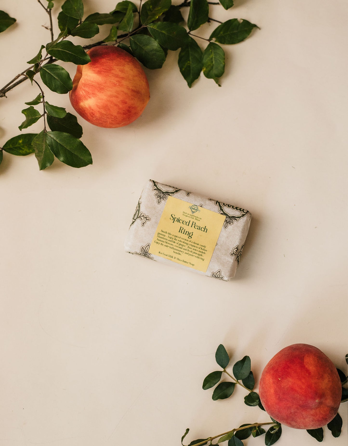 Spiced Peach Ring Goat Milk & Shea Butter Soap