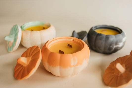 5oz Pumpkin Beeswax Candle