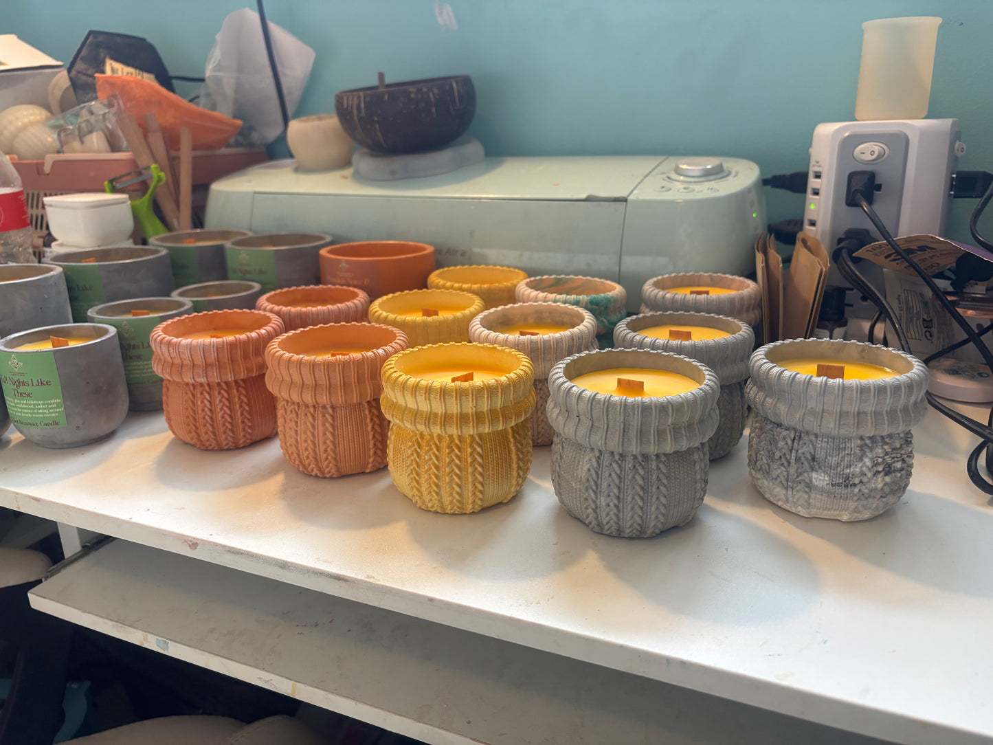 5oz Sweater Vessel Beeswax Candle